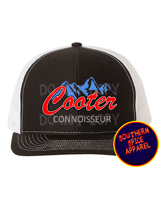 COOTER CONNOISSEUR HAT-BLACK/WHITE